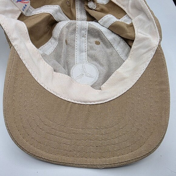 Mercedes Benz M Class Power Trip Adults Tan Baseball Hat Cap Casual Cars - Picture 8 of 9